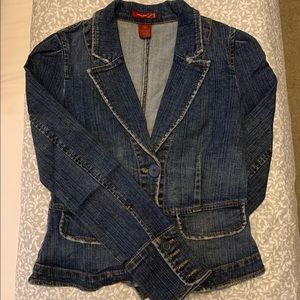Forever 21 Denim Jean Jacket Blazer